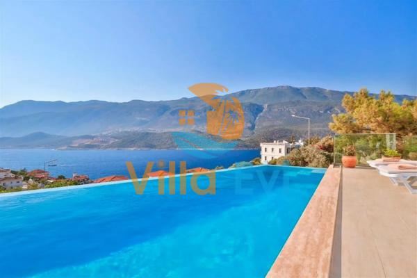 Villa James 1 Deniz Manzaralı | Kaş Çukurbağ Kiralık Villa