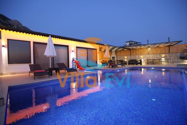 Kalkan Kiralık Villa Kaklık | Deniz Manzaralı Tatil Villası