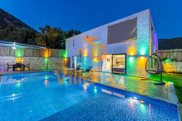 Villa Kürşat 1 | Kalkan Çayköy Korunaklı Balayı Villası