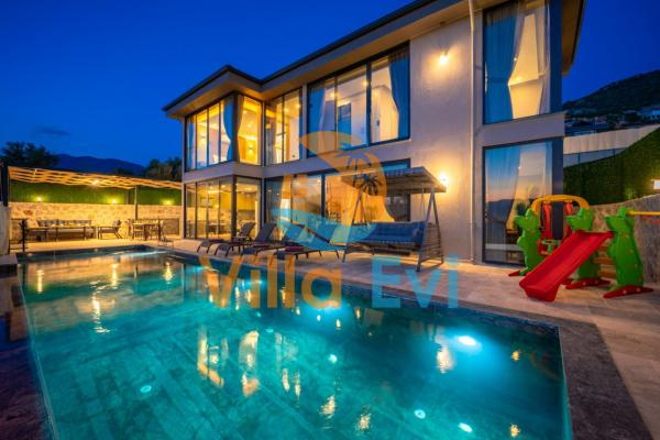 Villa Nur | Kalkan Yeşilköy Lüks Özel Havuzlu Kiralık Villa