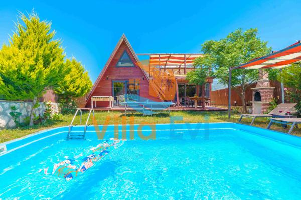 Villa Poyraz | Kalkan Yeşilköy Korunaklı Havuzlu Bungalov