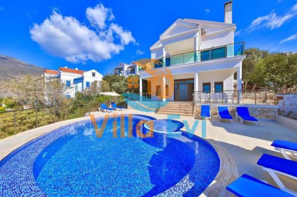 Villa James 6 Deniz Manzaralı | Kaş Çukurbağ Kiralık Villa